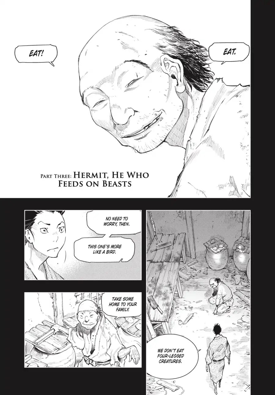 Sekiro Side Story: Hanbei the Undying Chapter 3 page 4 - Chapter 3: Part Three: Hermit, He Who Feeds on Beasts