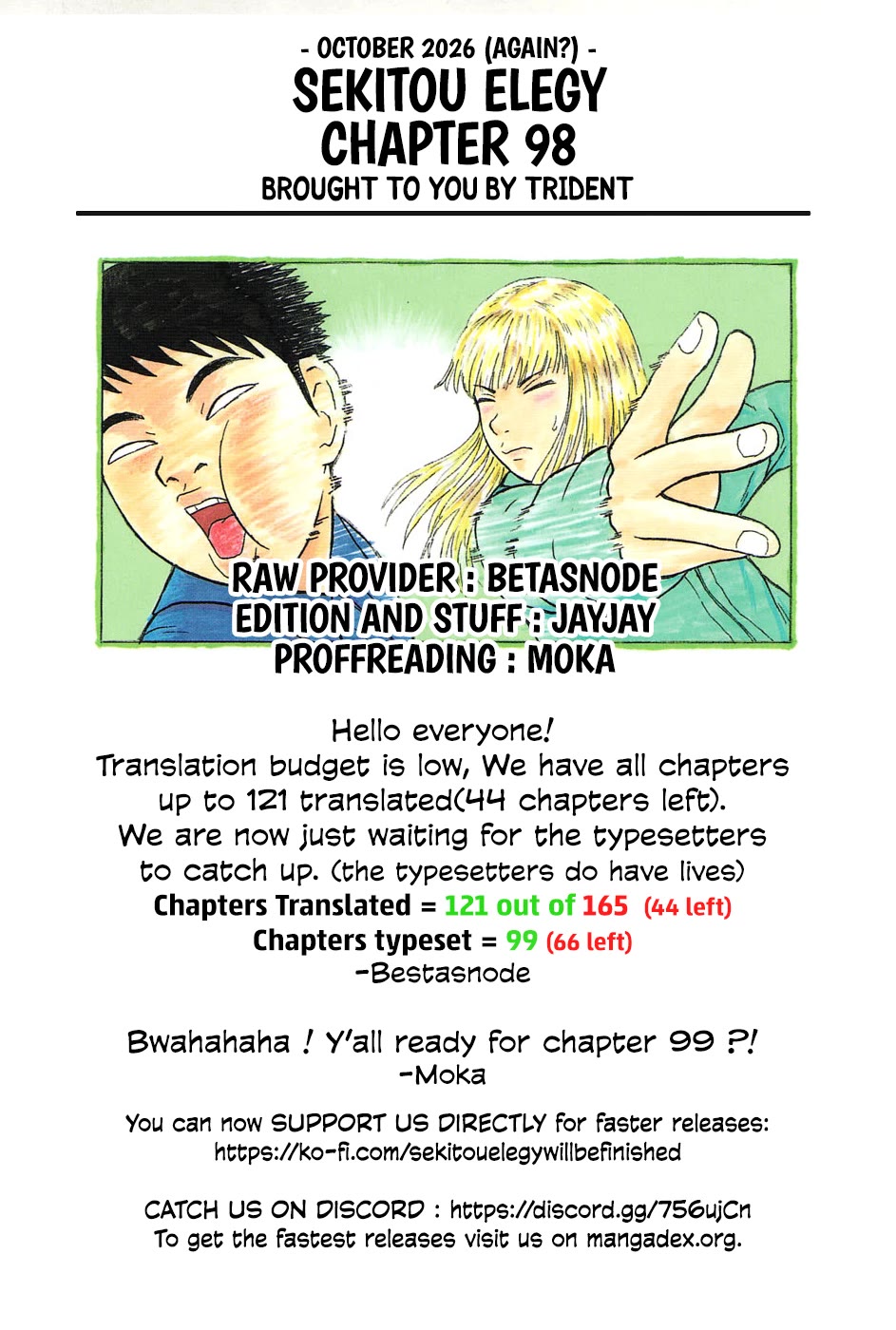 Sekitou Elergy Chapter 98 page 19 - Chapter 98: End of Year and New Year