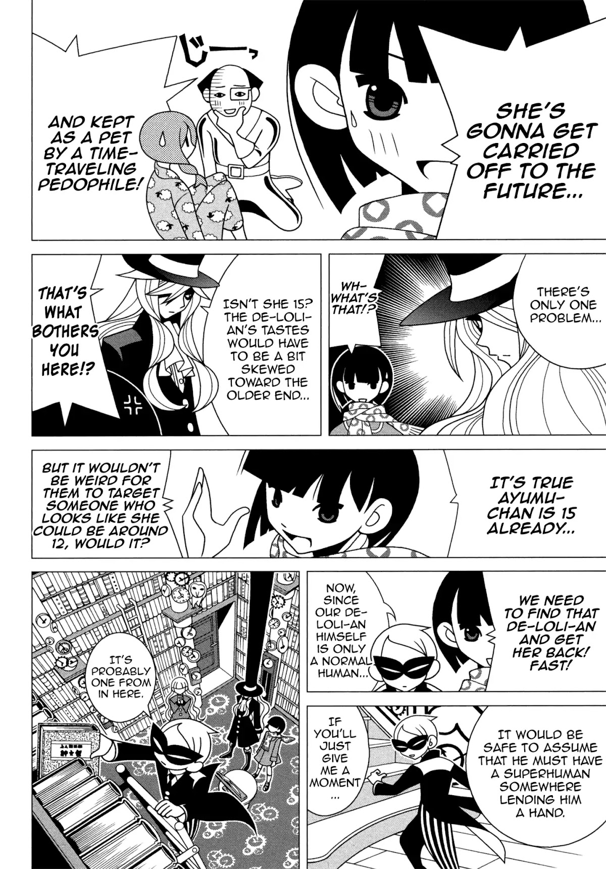Sekkachi Hakushaku to Jikan Dorobou Chapter 12 page 10 - Chapter 12: The Little Girl Who Leapt Through Time