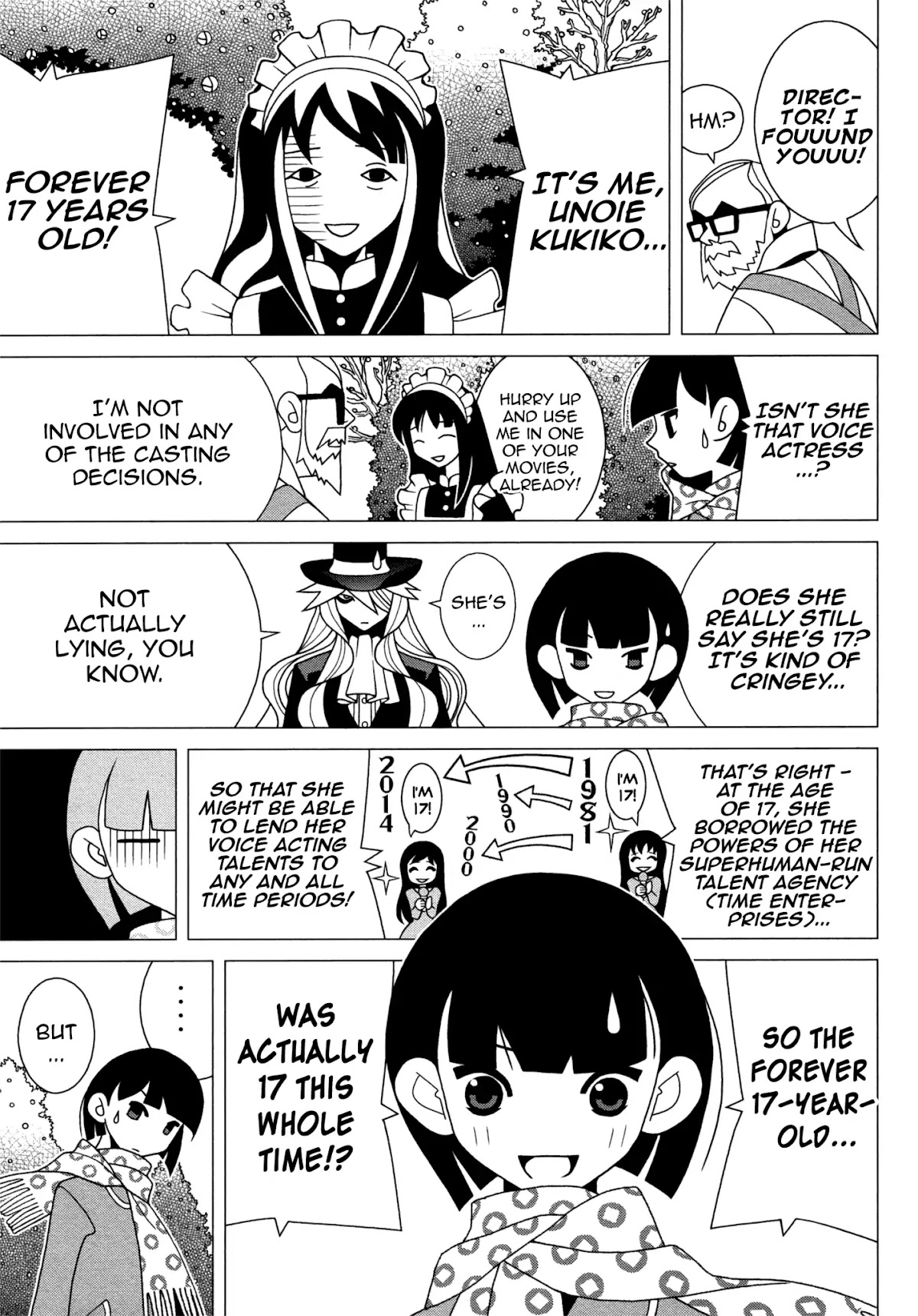 Sekkachi Hakushaku to Jikan Dorobou Chapter 12 page 13 - Chapter 12: The Little Girl Who Leapt Through Time
