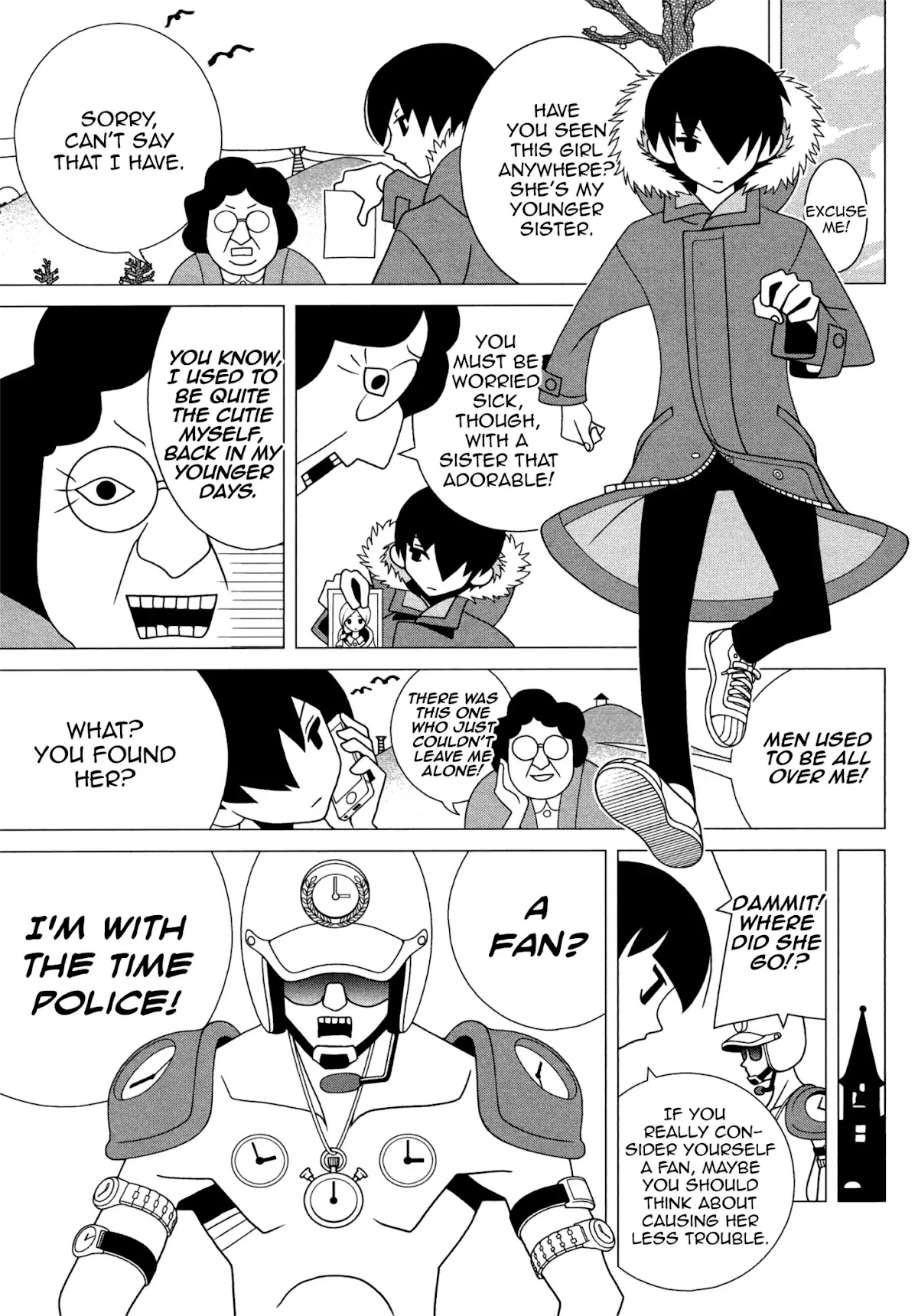Sekkachi Hakushaku to Jikan Dorobou Chapter 12 page 15 - Chapter 12: The Little Girl Who Leapt Through Time