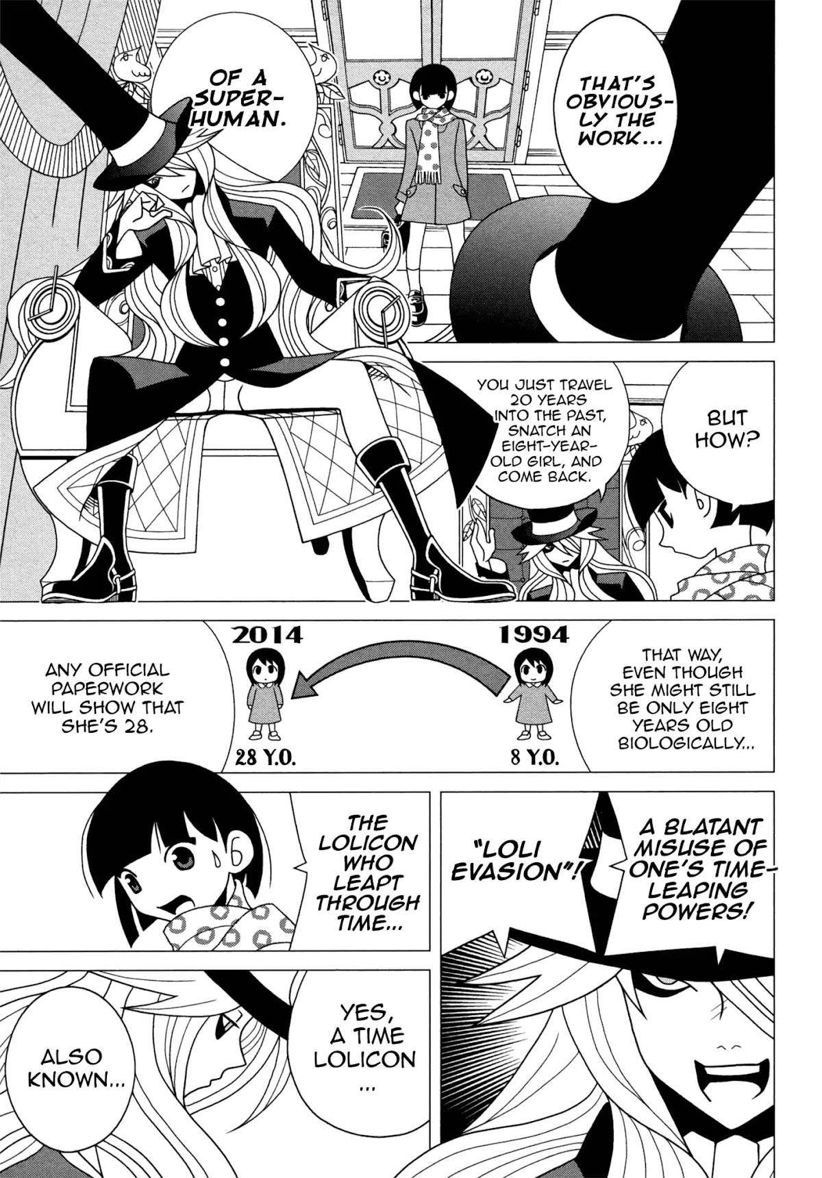 Sekkachi Hakushaku to Jikan Dorobou Chapter 12 page 7 - Chapter 12: The Little Girl Who Leapt Through Time