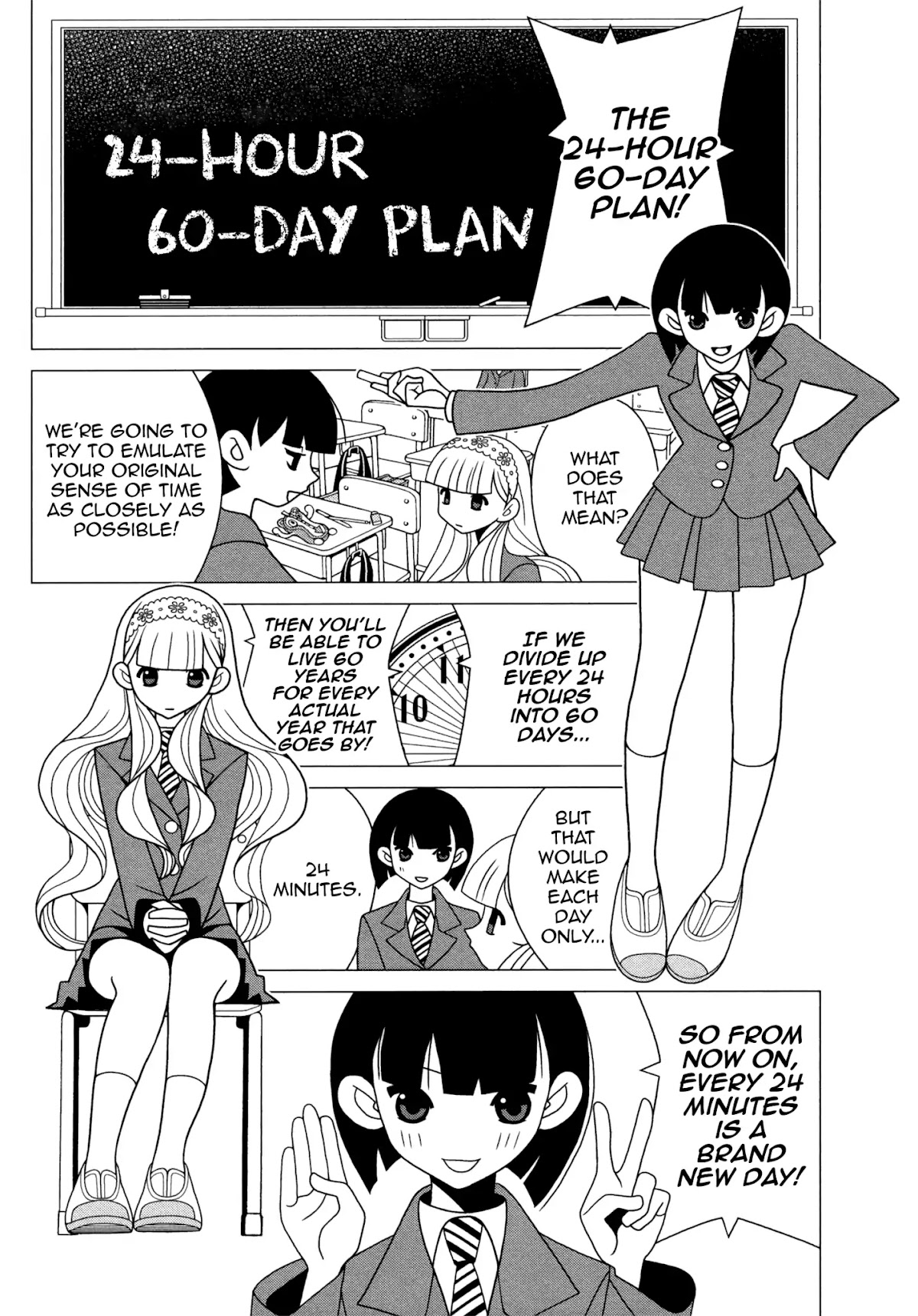 Sekkachi Hakushaku to Jikan Dorobou Chapter 13 page 7 - Chapter 13: The Cutting-Short Classroom