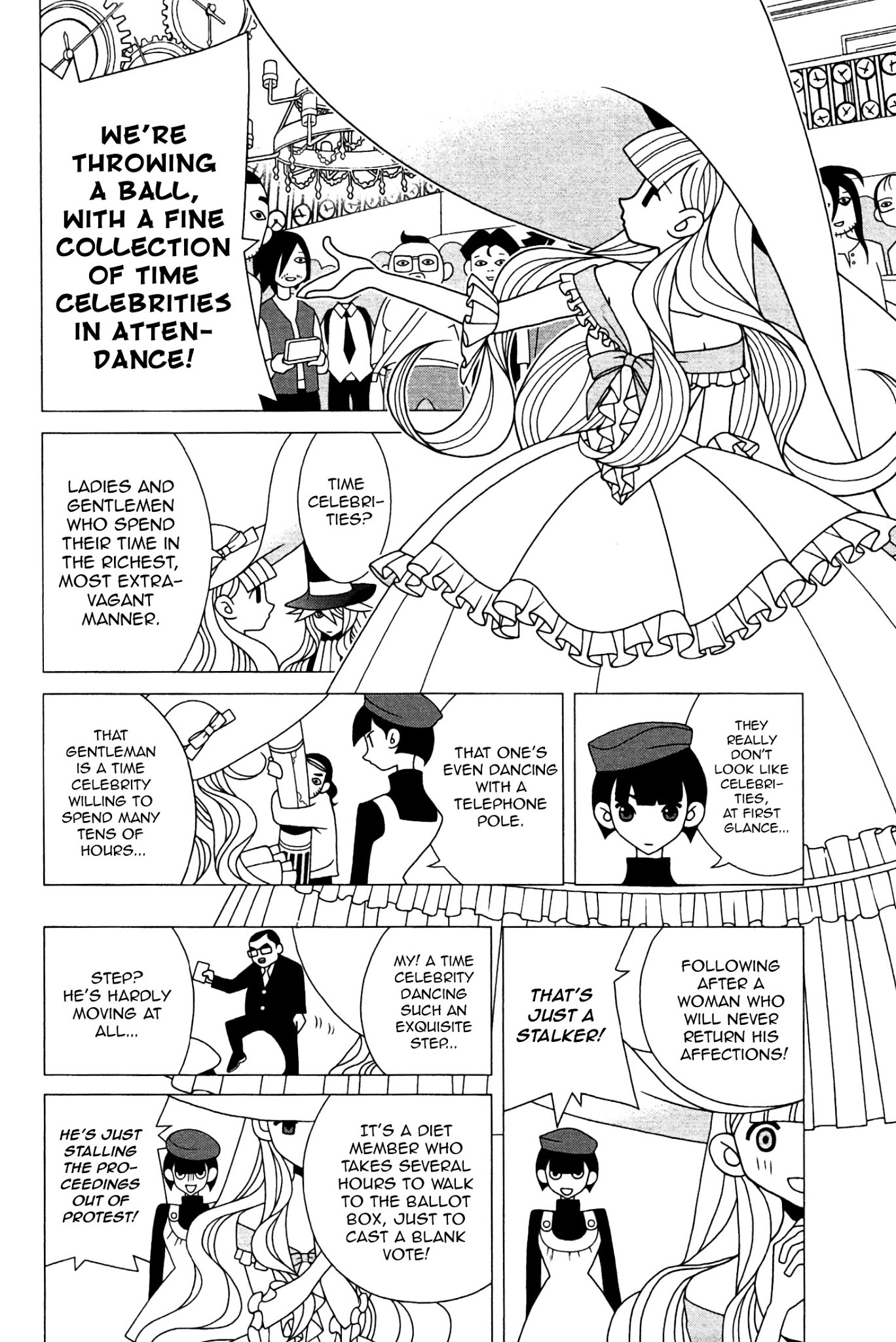 Sekkachi Hakushaku to Jikan Dorobou Chapter 2 page 14 - Chapter 2: The Princess And The Time Celebrities