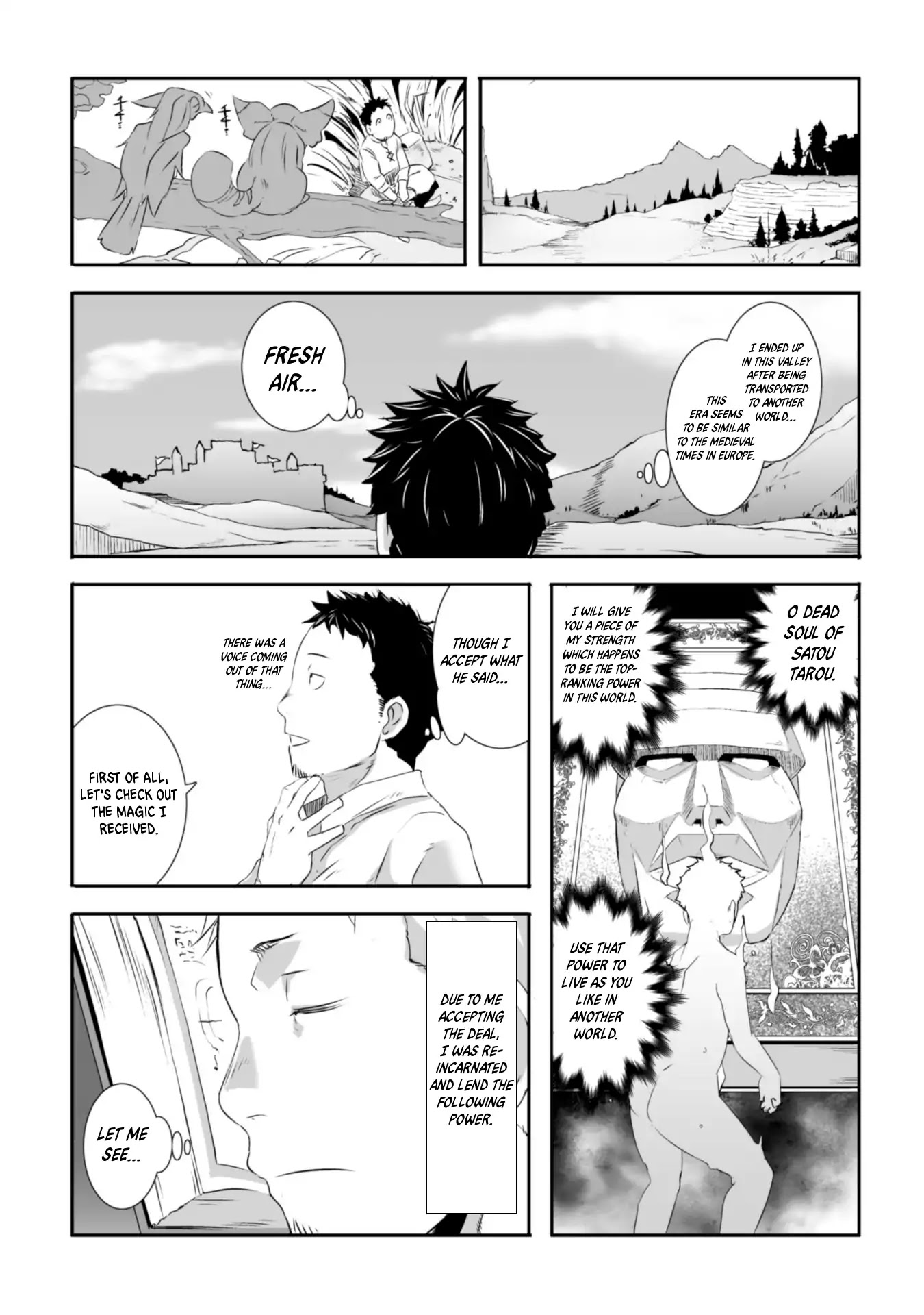 Sekkaku Cheat wo Moratte Isekai ni Teni shita n dakara, Suki na you ni Ikitemitai Chapter 2 page 3 - Chapter 2