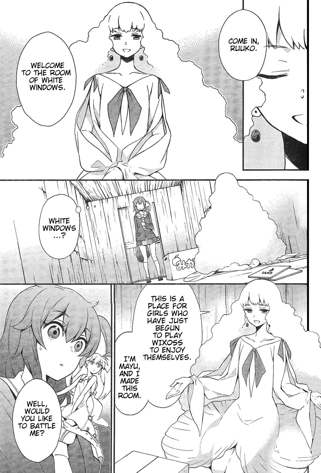 Selector Infected Wixoss - Mayu no Oheya Chapter 1 page 7 - Chapter 1: This Room's Resident is Mayu