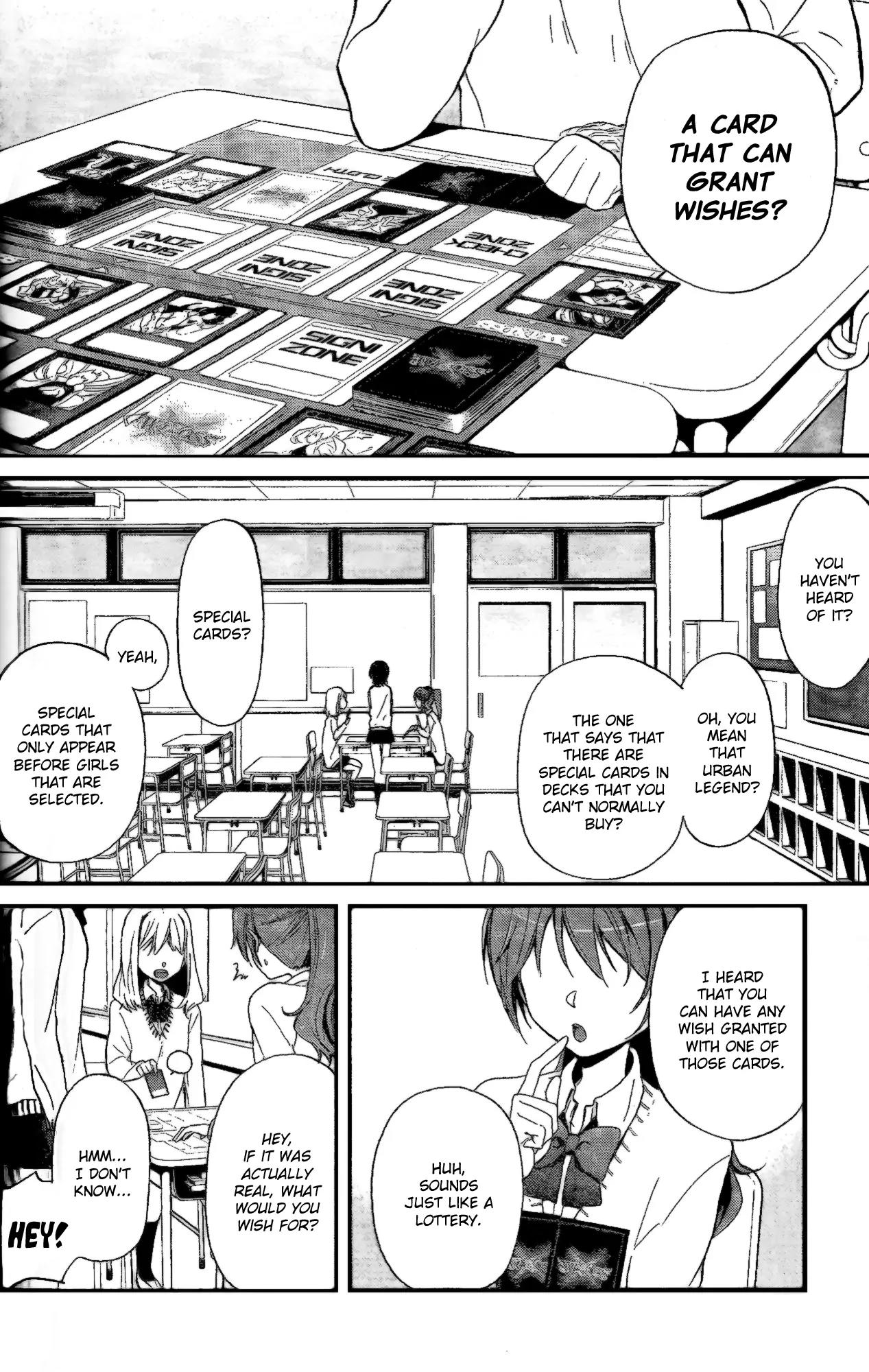 Selector Infected WIXOSS - Peeping Analyze Chapter 0 page 3 - Chapter 0: Prologue