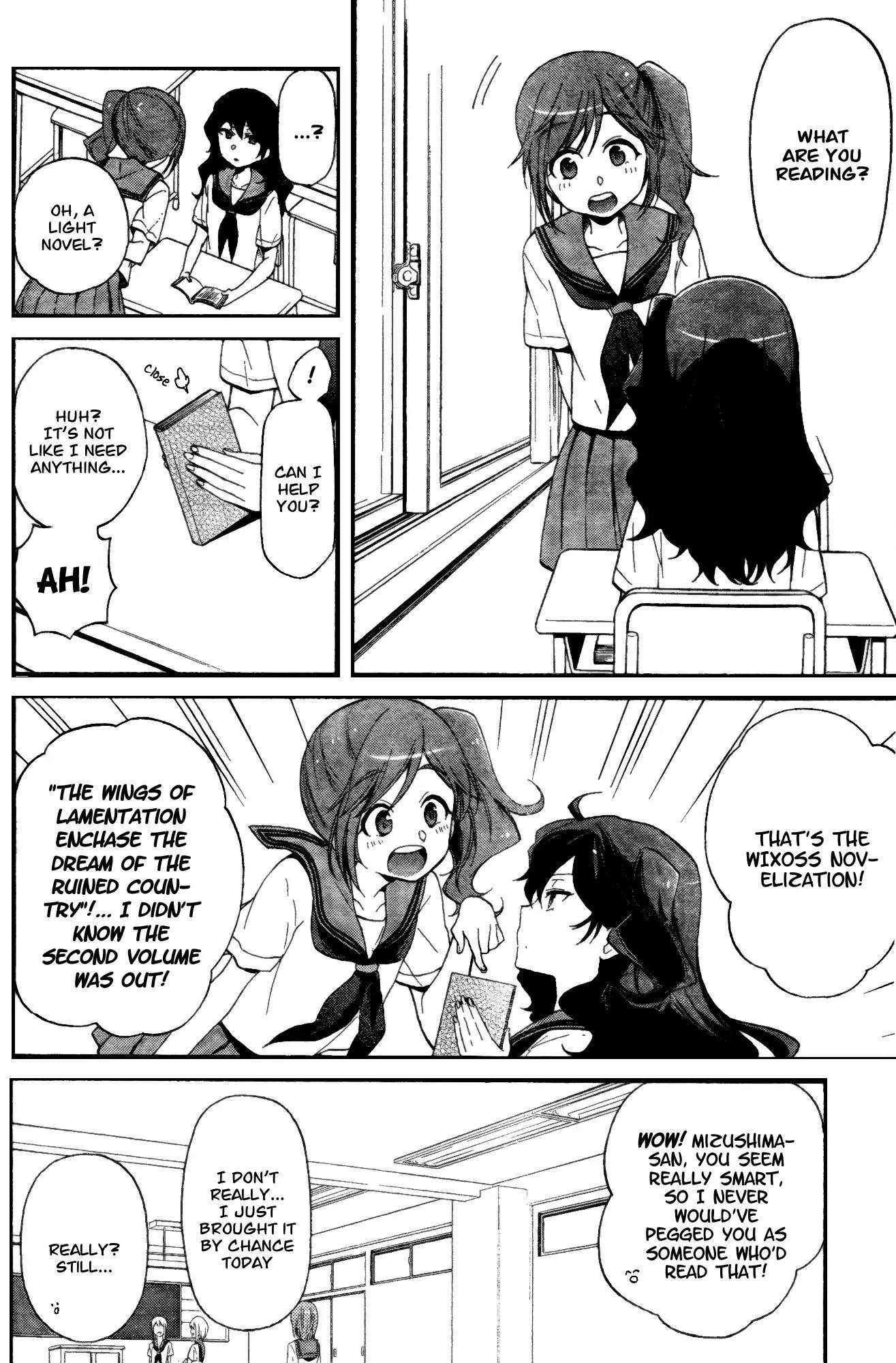 Selector Infected WIXOSS - Peeping Analyze Chapter 1 page 4 - Chapter 1: selected girl