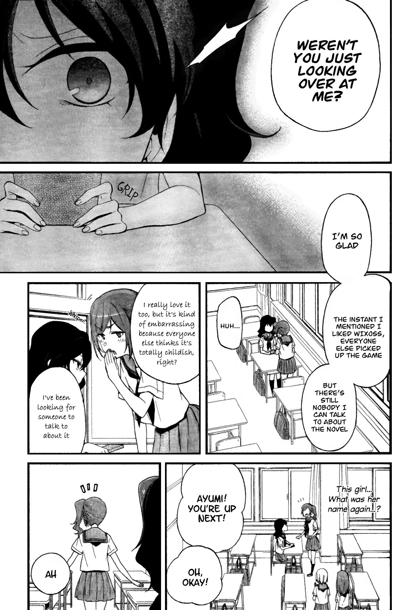 Selector Infected WIXOSS - Peeping Analyze Chapter 1 page 5 - Chapter 1: selected girl