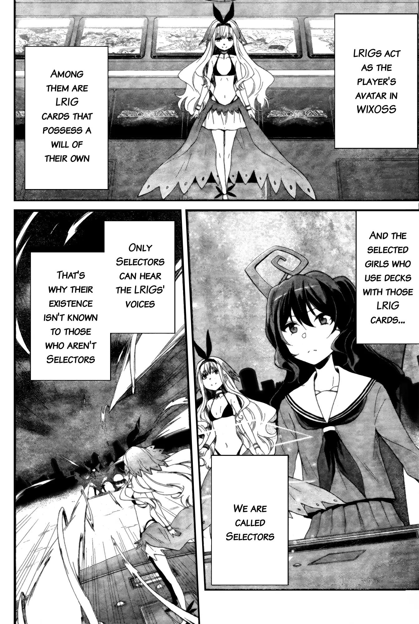 Selector Infected WIXOSS - Peeping Analyze Chapter 2 page 4 - Chapter 2: make a wish