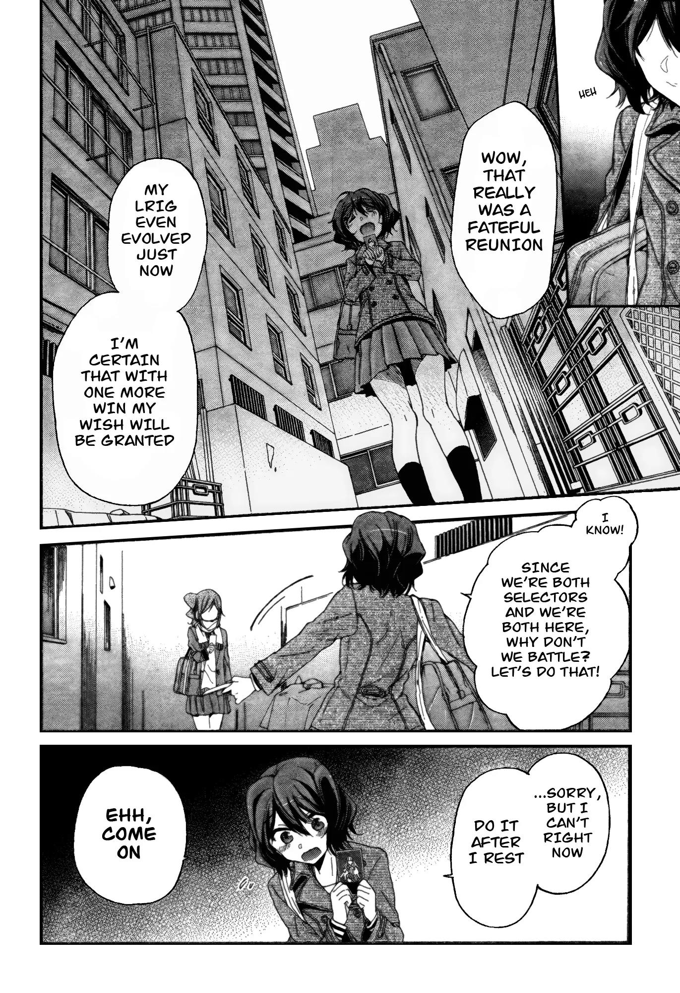 Selector Infected WIXOSS - Peeping Analyze Chapter 7 page 28 - Chapter 7: feeling of guilt