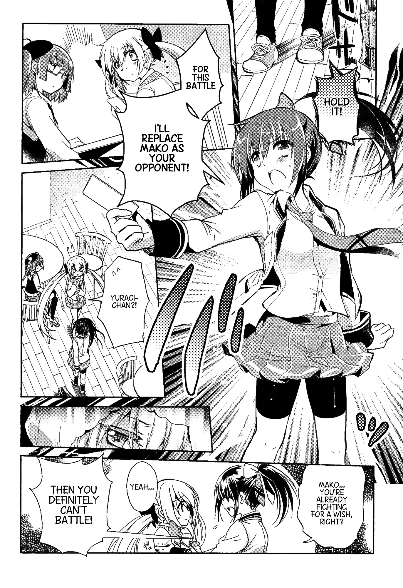Selector Infected WIXOSS - Re/verse Chapter 3 page 10 - Chapter 3 : This Slash is Crimson