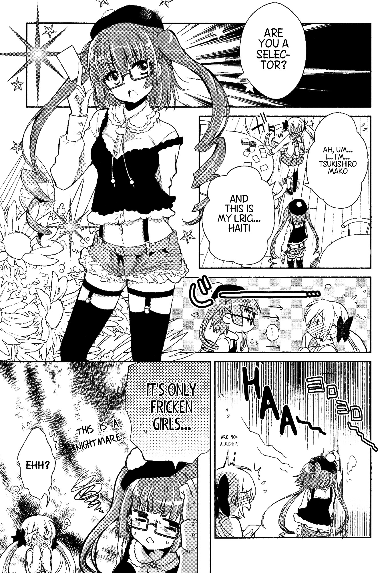 Selector Infected WIXOSS - Re/verse Chapter 3 page 5 - Chapter 3 : This Slash is Crimson