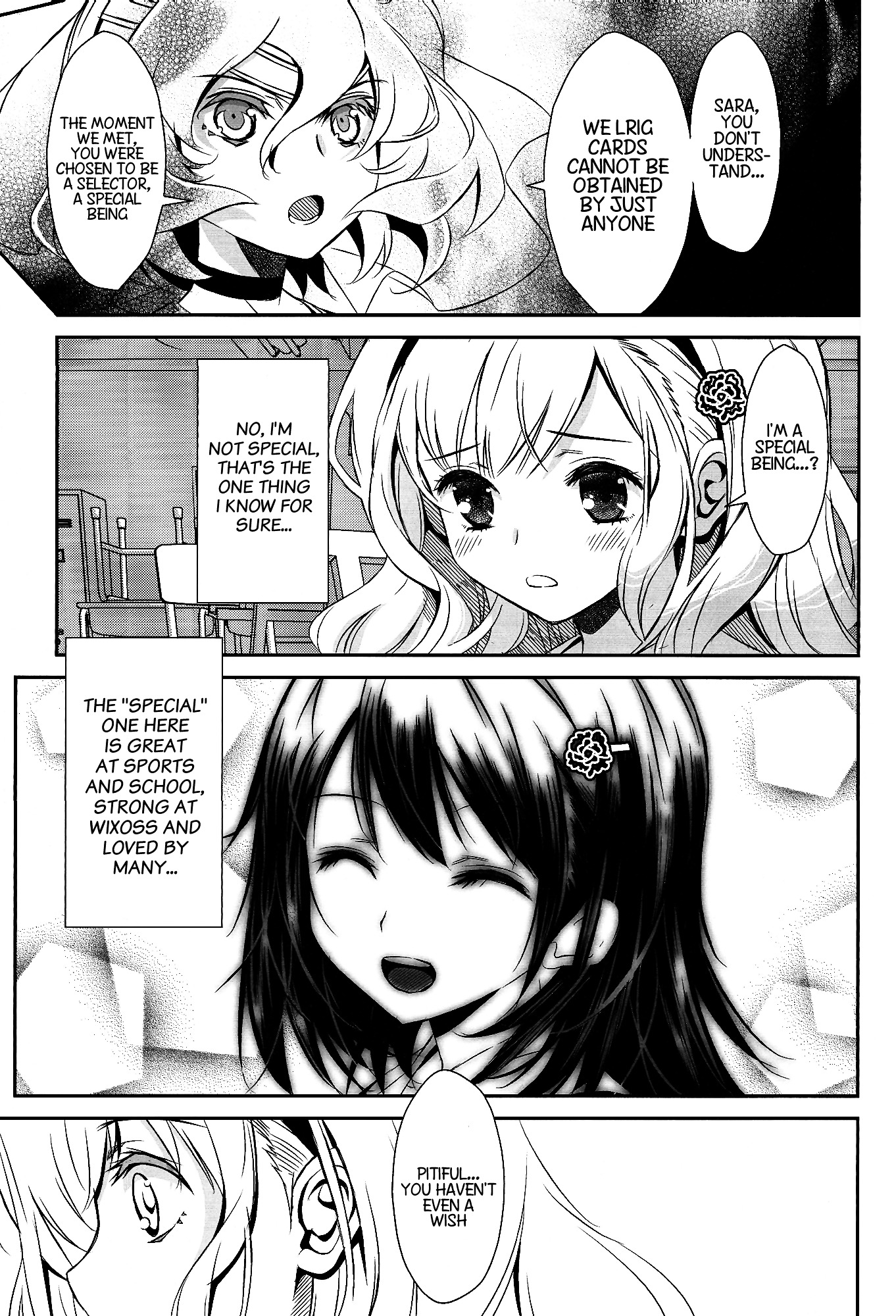 selector stirred WIXOSS Chapter 1 page 9 - Chapter 1 : That Despair is Desire