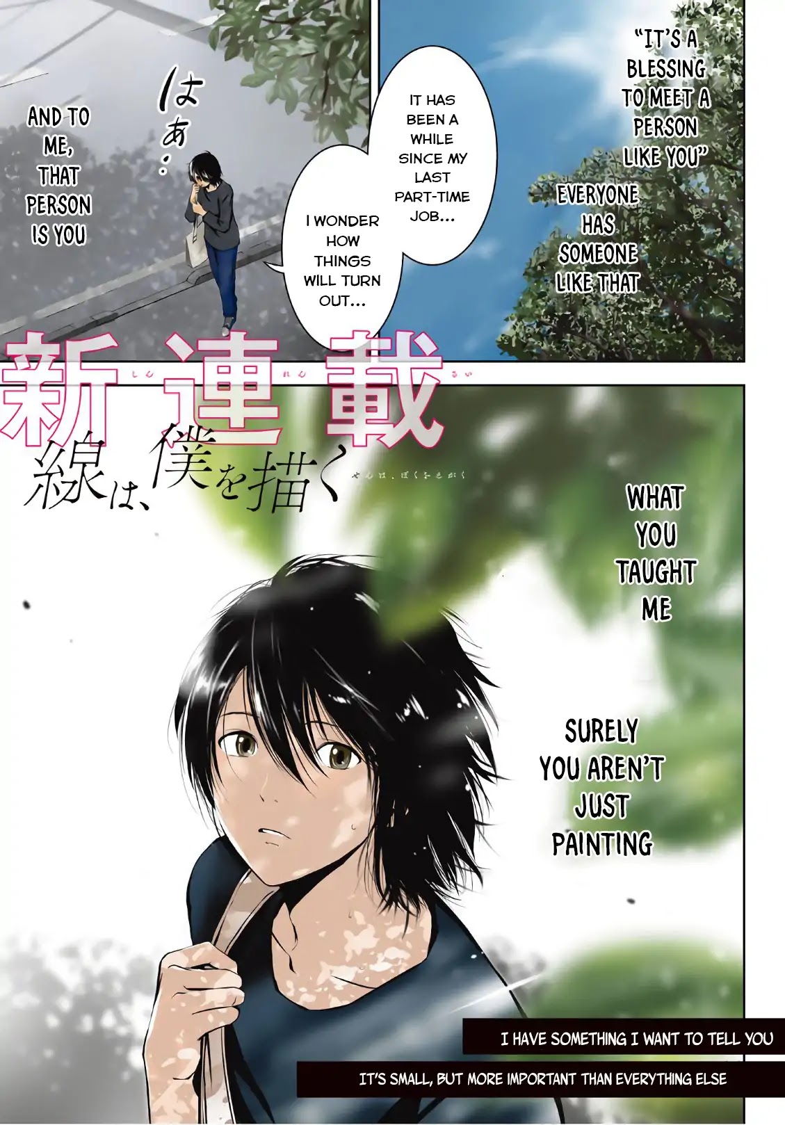Sen wa, Boku wo Egaku Chapter 1 page 2 - Chapter 1: The Black & White Flowers