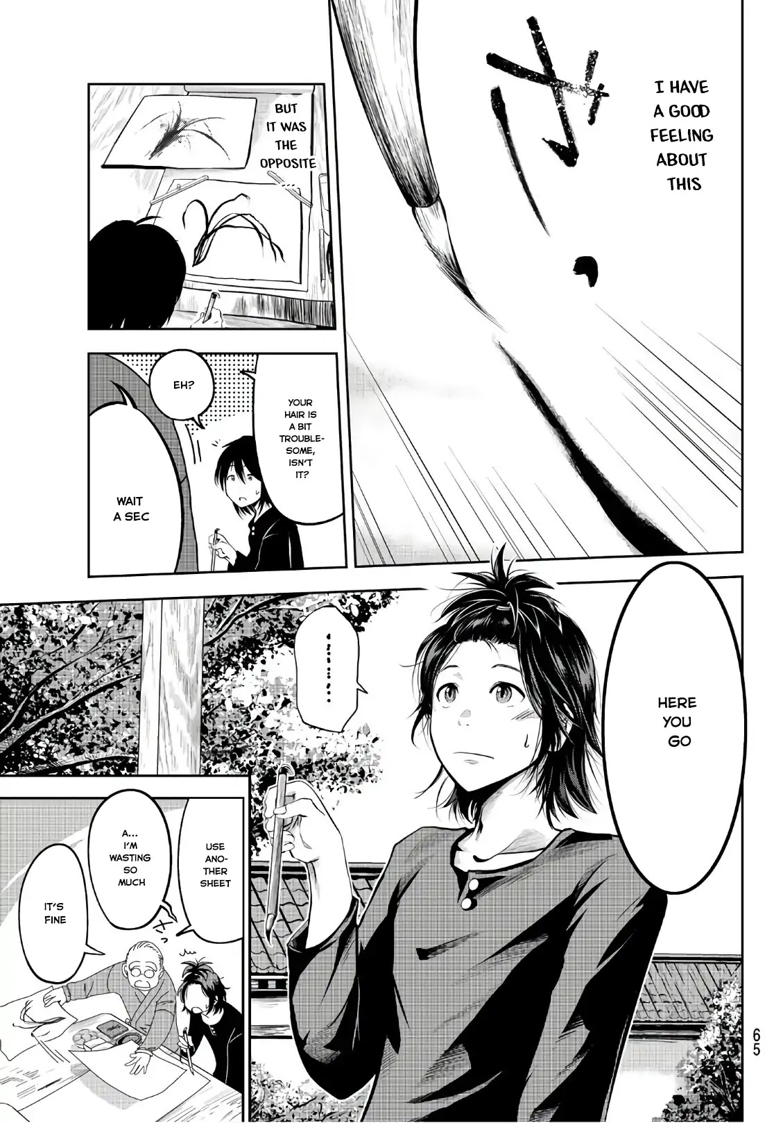 Sen wa, Boku wo Egaku Chapter 1 page 44 - Chapter 1: The Black & White Flowers