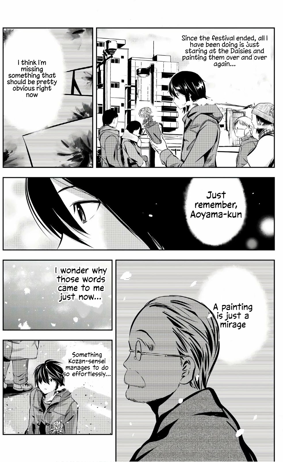 Sen wa, Boku wo Egaku Chapter 24 page 14 - Chapter 24: Snowy day / Rupture