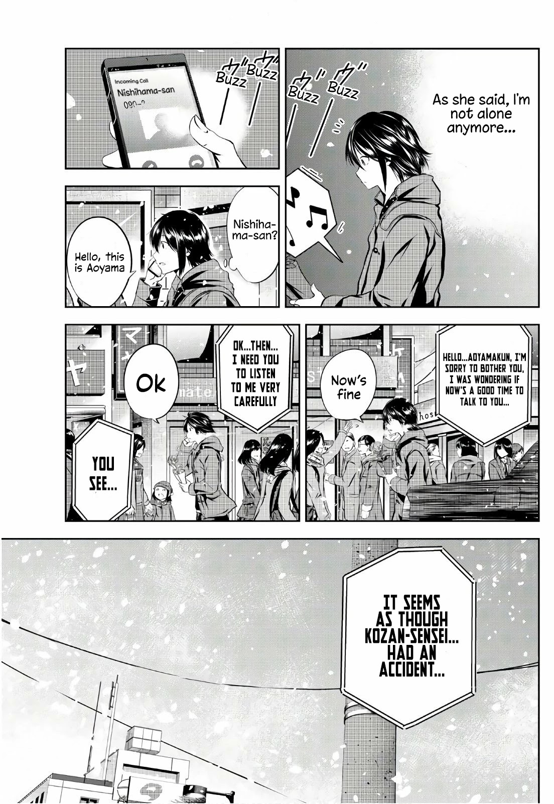 Sen wa, Boku wo Egaku Chapter 24 page 16 - Chapter 24: Snowy day / Rupture