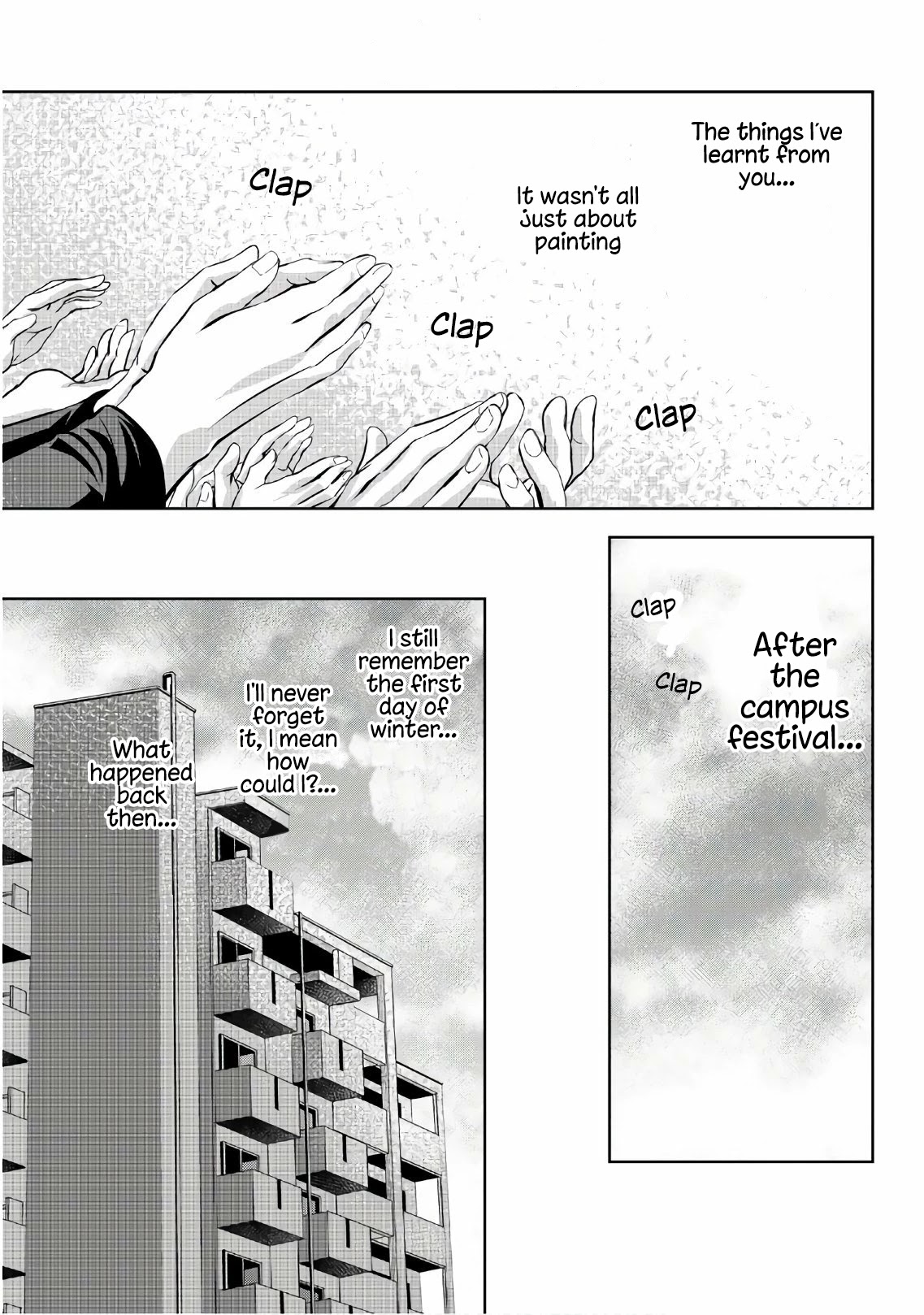 Sen wa, Boku wo Egaku Chapter 24 page 8 - Chapter 24: Snowy day / Rupture