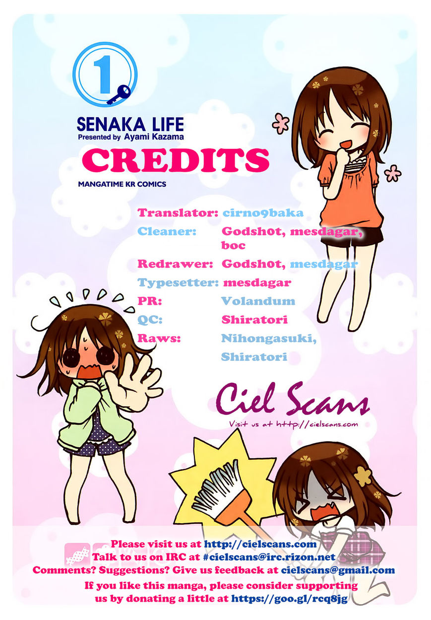 Senakagurashi Chapter 11 page 1 - Chapter 11