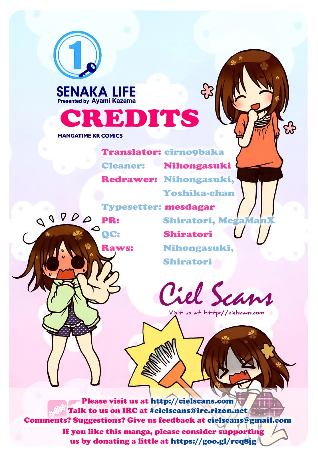 Senakagurashi Chapter 13 page 1 - Chapter 13