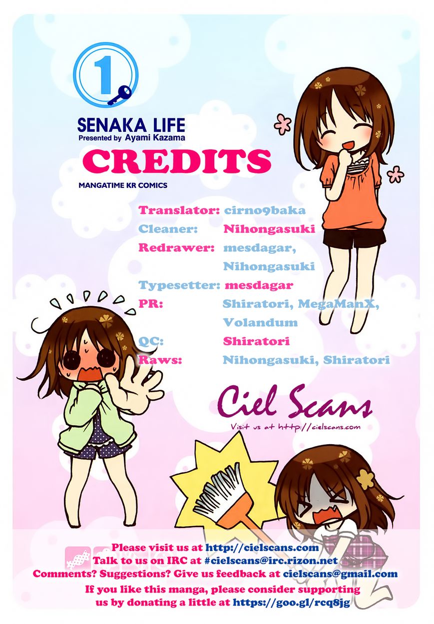 Senakagurashi Chapter 17 page 1 - Chapter 17