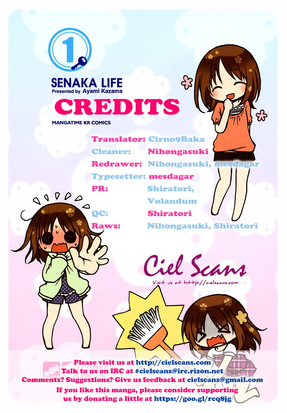 Senakagurashi Chapter 21 page 1 - Chapter 21 : Epilogue