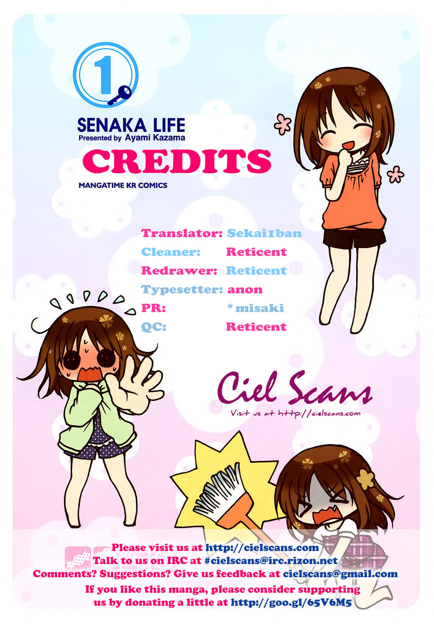 Senakagurashi Chapter 6 page 1 - Chapter 6
