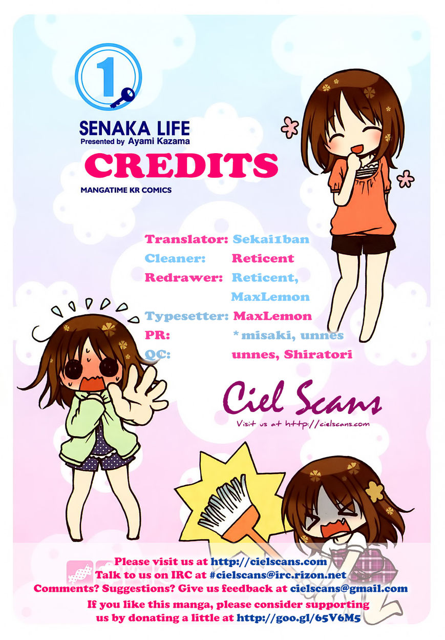 Senakagurashi Chapter 7 page 1 - Chapter 7