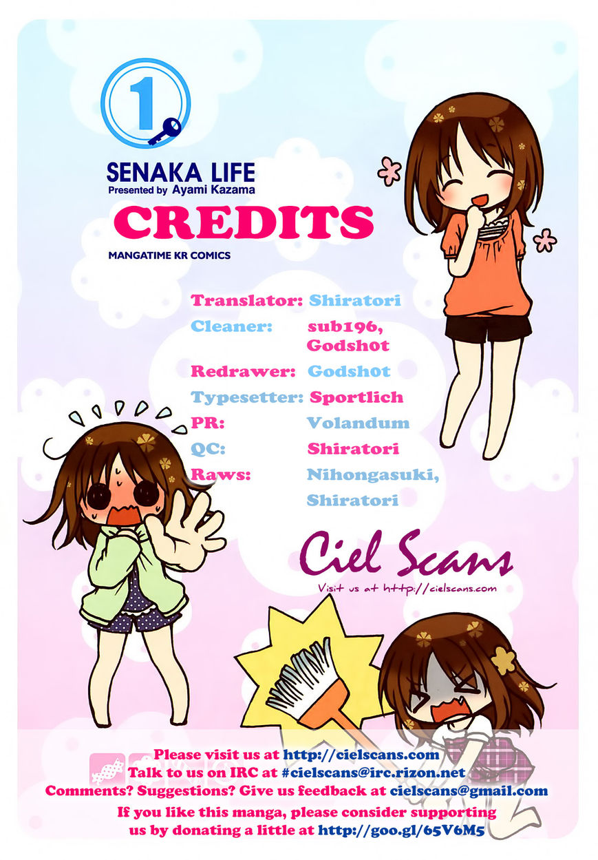 Senakagurashi Chapter 8 page 1 - Chapter 8