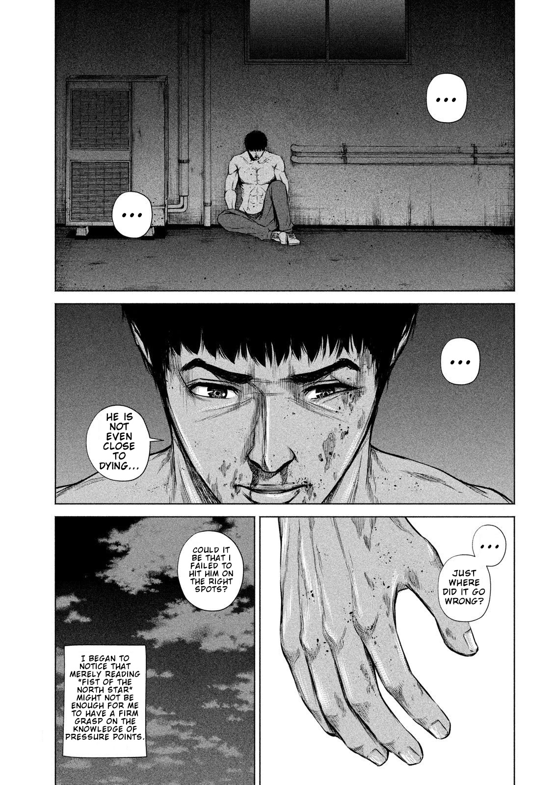 Send My Regards to Kenshiro Chapter 1 page 13 - Chapter 1: Fingers of God