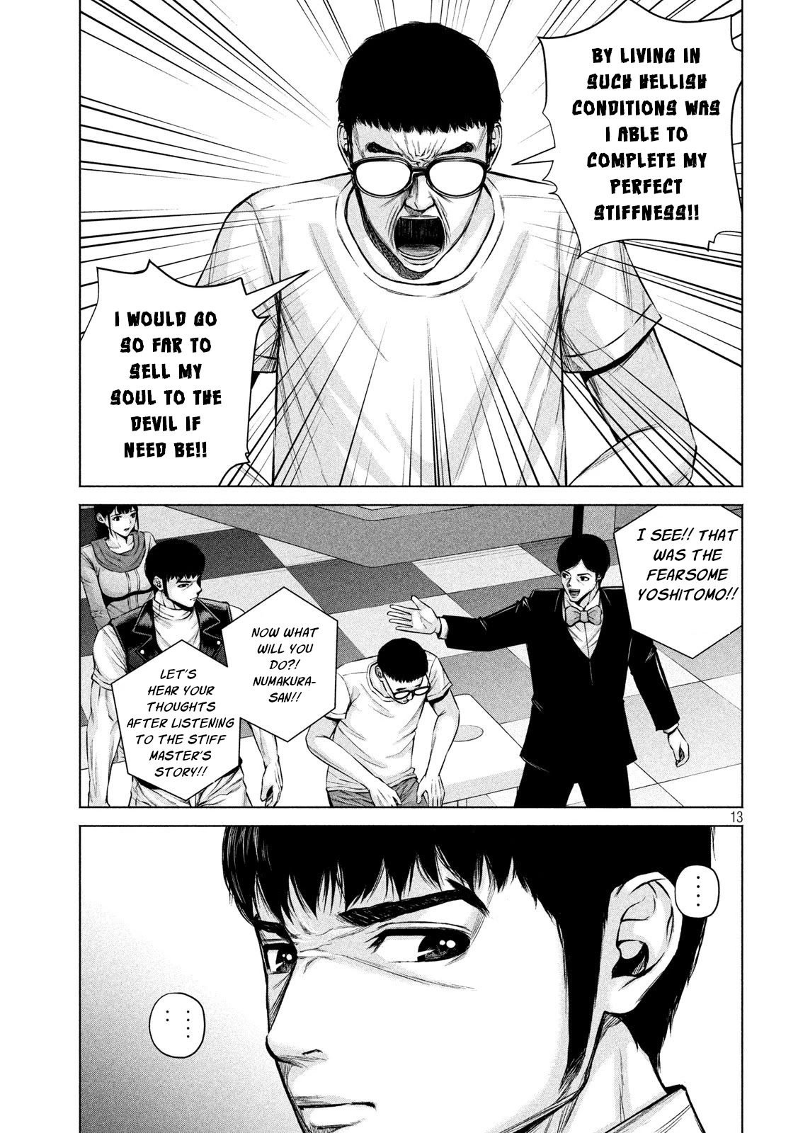 Send My Regards to Kenshiro Chapter 16 page 13 - Chapter 16: You're Already Stiff