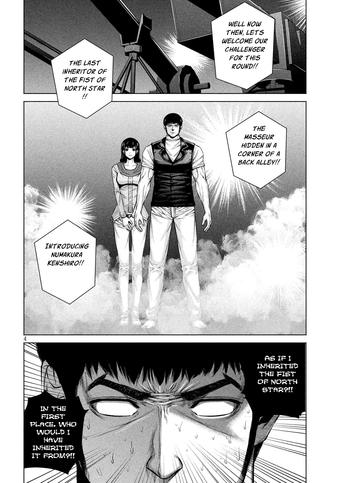 Send My Regards to Kenshiro Chapter 16 page 4 - Chapter 16: You're Already Stiff