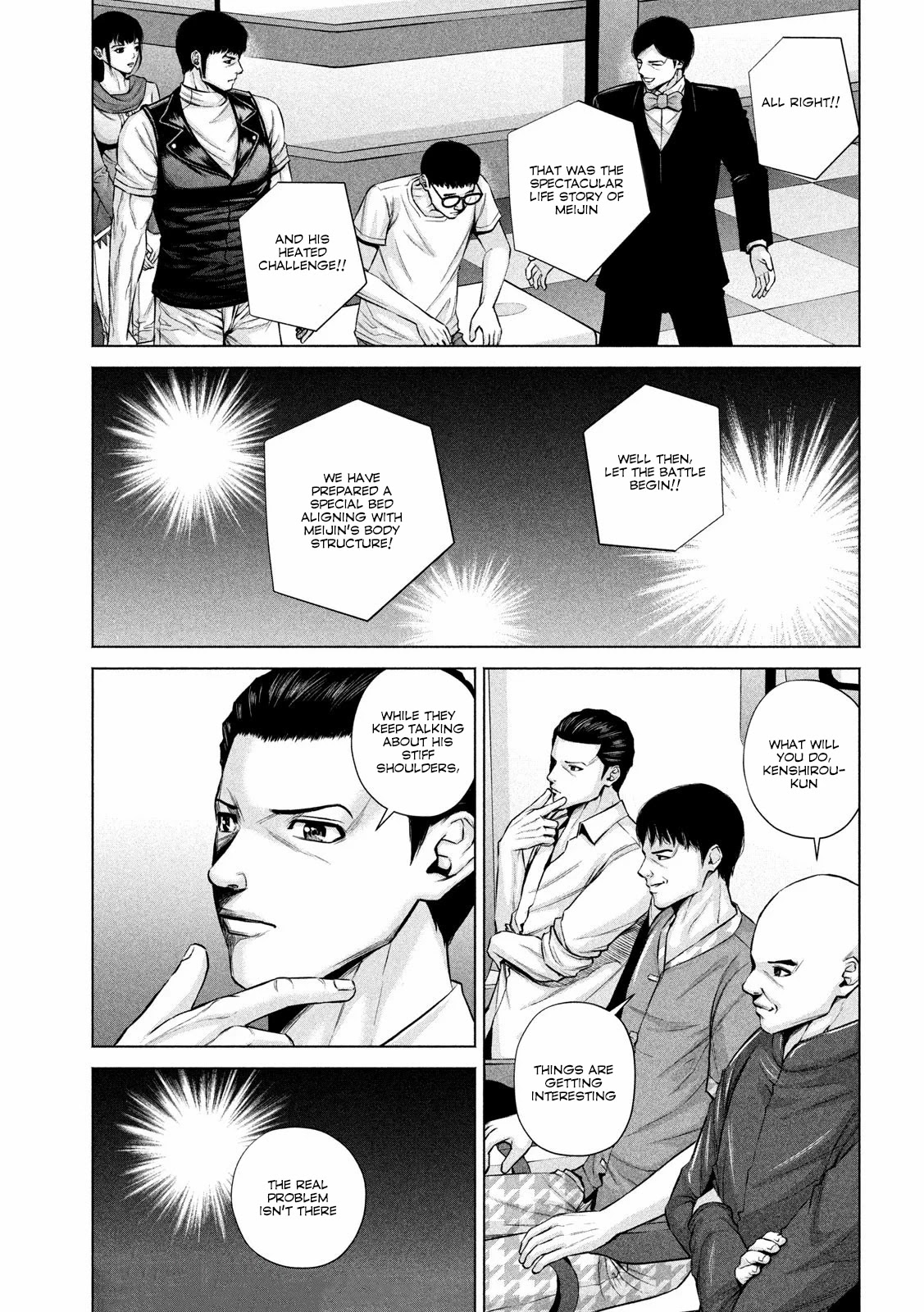 Send My Regards to Kenshiro Chapter 17 page 10 - Chapter 17: Become obstinately stiff is this evolution or devolution?