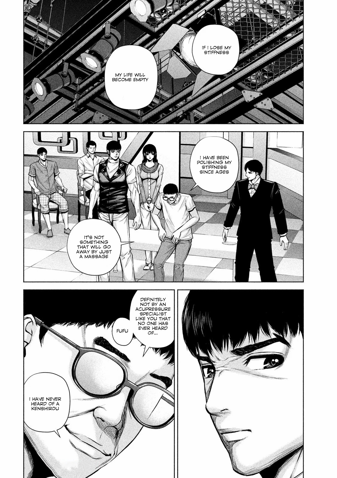 Send My Regards to Kenshiro Chapter 17 page 9 - Chapter 17: Become obstinately stiff is this evolution or devolution?
