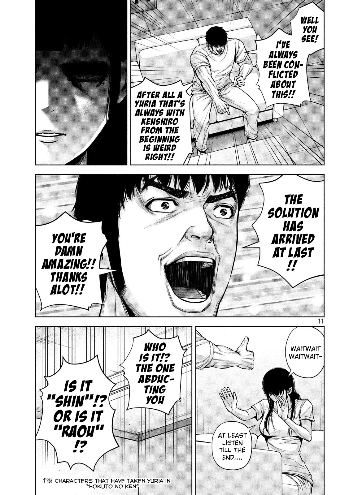 Send My Regards to Kenshiro Chapter 27 page 11 - Chapter 27: Rival