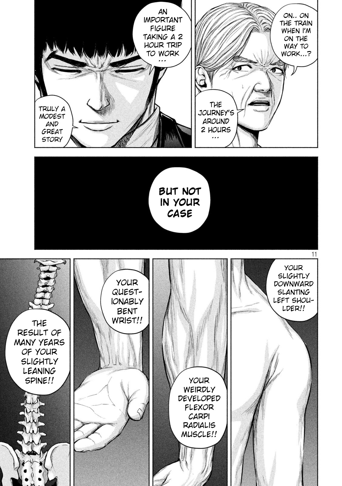 Send My Regards to Kenshiro Chapter 29 page 11 - Chapter 29: Acupressure Detective