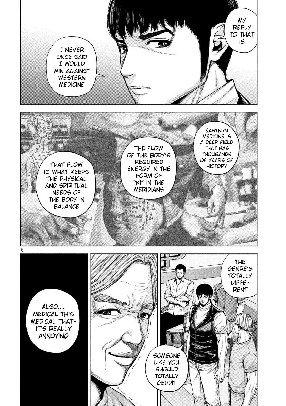 Send My Regards to Kenshiro Chapter 29 page 6 - Chapter 29: Acupressure Detective