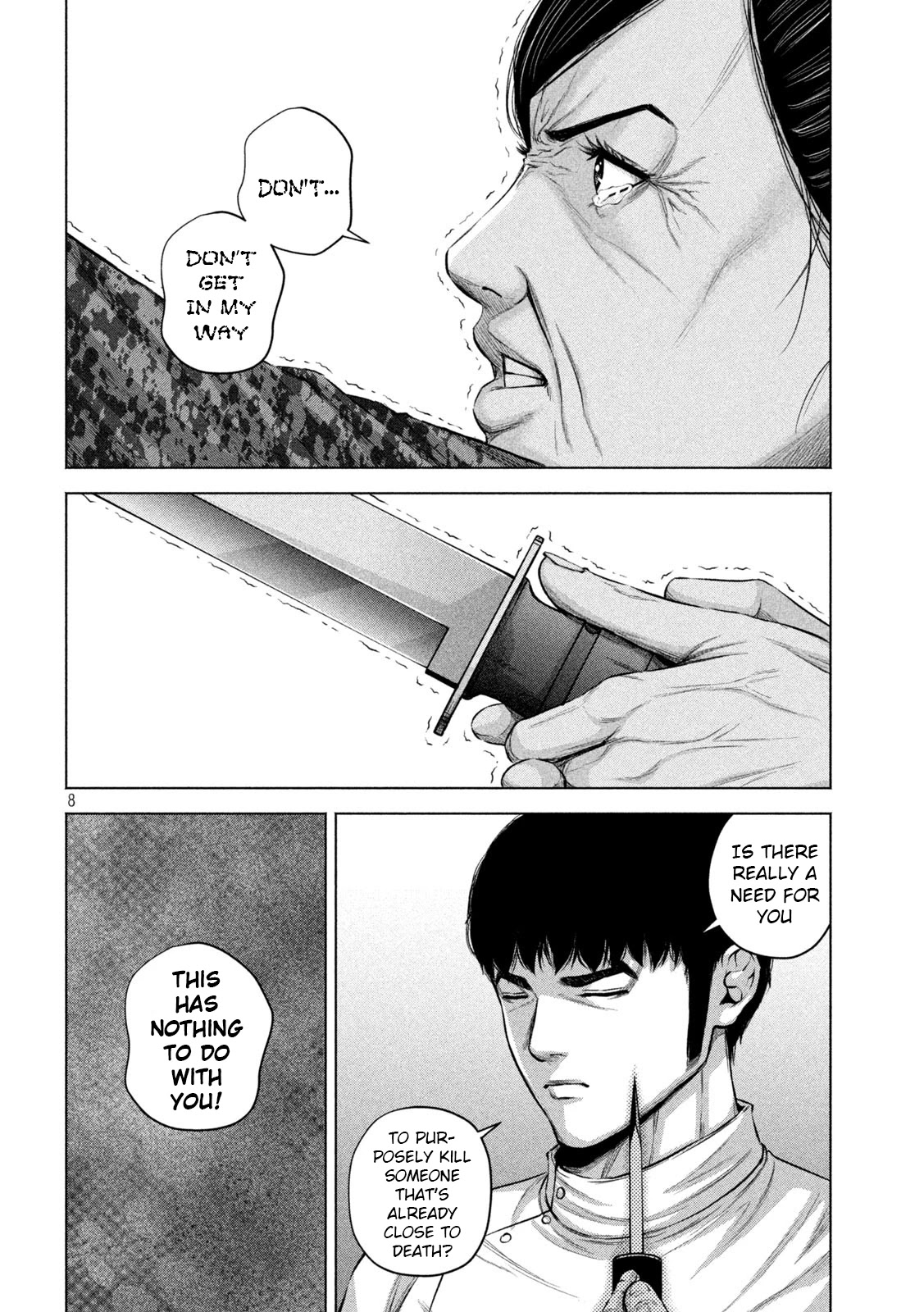 Send My Regards to Kenshiro Chapter 33 page 8 - Chapter 33: The Crossing Point of Sadness