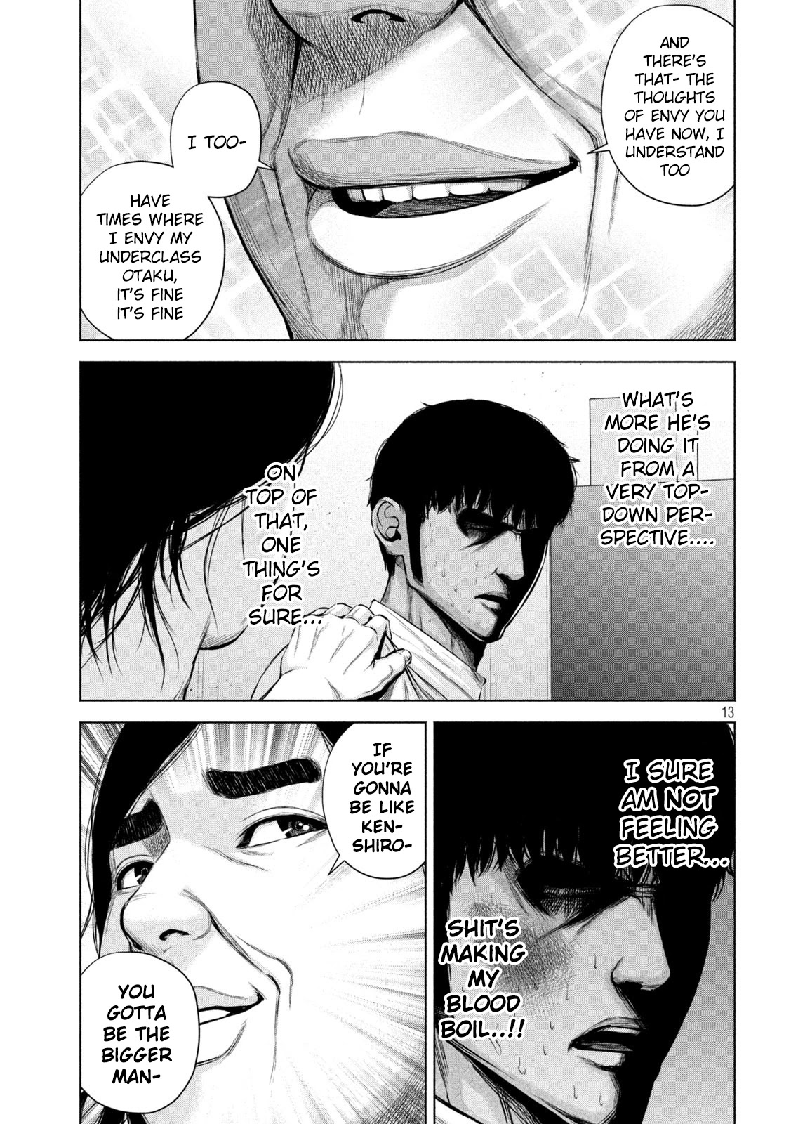 Send My Regards to Kenshiro Chapter 34 page 13 - Chapter 34: The God of Pinch Hitters