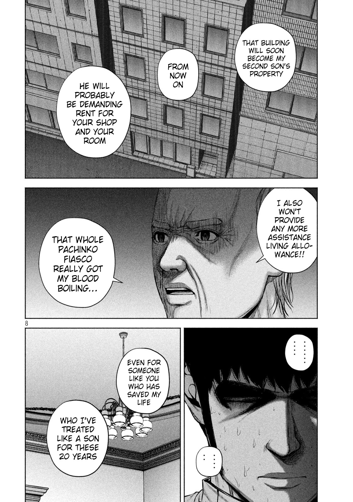 Send My Regards to Kenshiro Chapter 35 page 8 - Chapter 35: Broke Boy