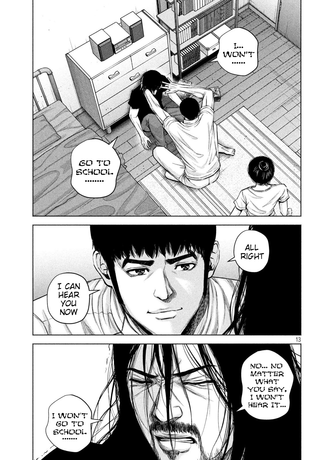 Send My Regards to Kenshiro Chapter 36 page 13 - Chapter 36: The Absent Youth