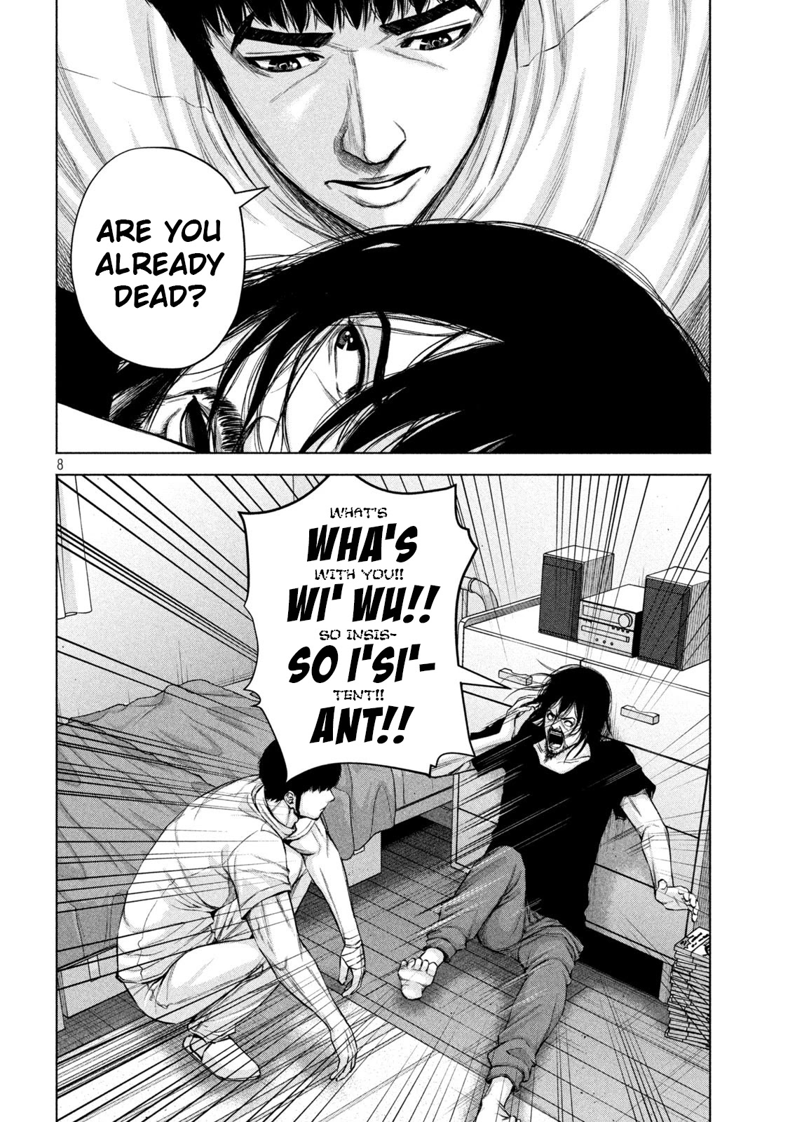 Send My Regards to Kenshiro Chapter 36 page 8 - Chapter 36: The Absent Youth