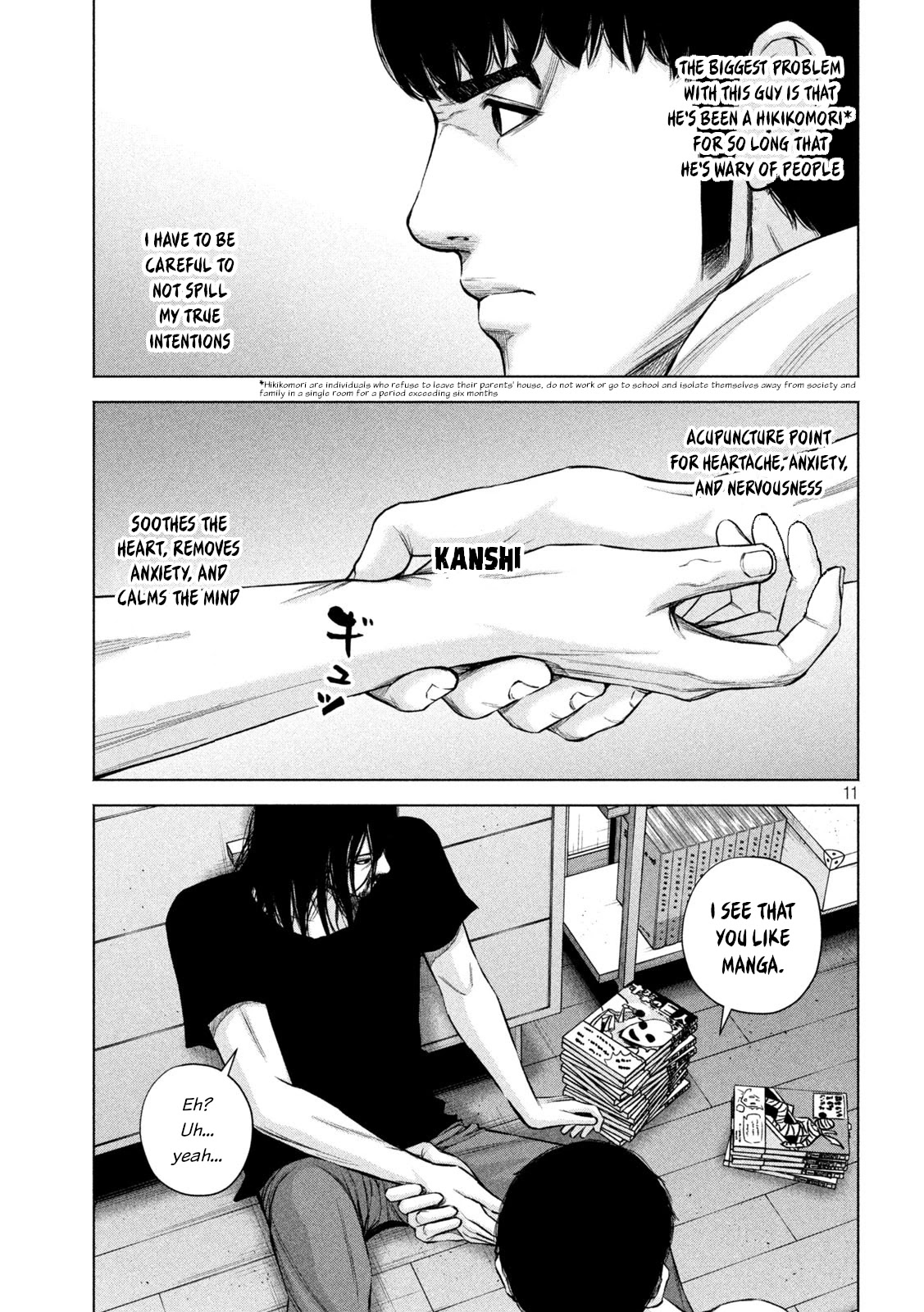 Send My Regards to Kenshiro Chapter 37 page 12 - Chapter 37: Shiatsu Back Massage