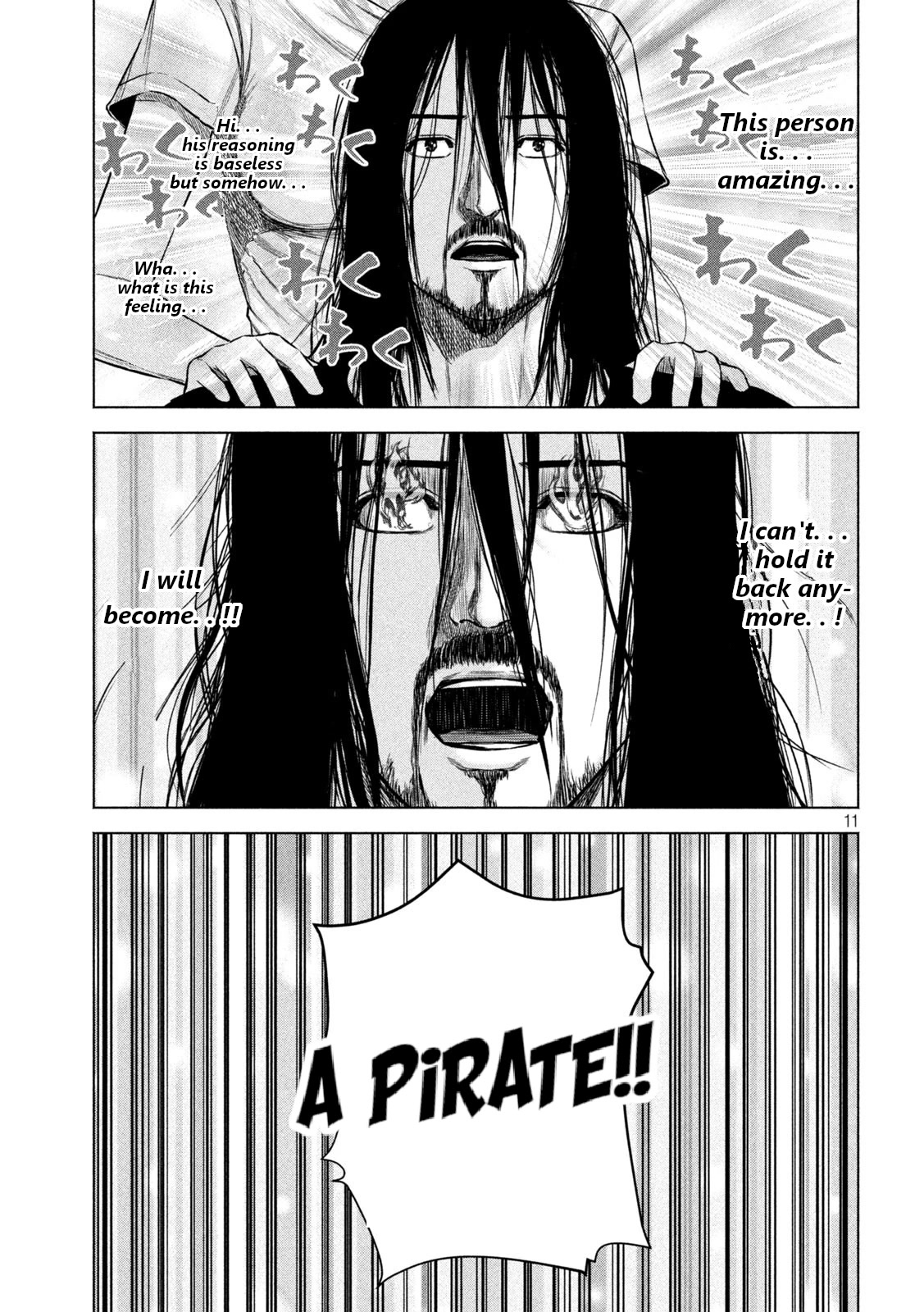 Send My Regards to Kenshiro Chapter 38 page 12 - Chapter 38: King of Pirates