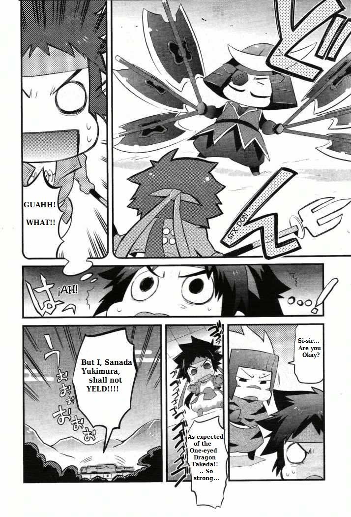 Sengoku Basara 2 Chapter 8.1 page 4 - Chapter 8.1 : Side-story Mini Sengoku Basara