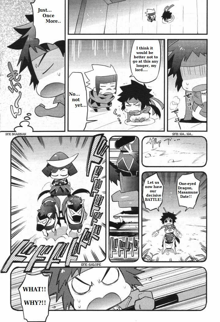 Sengoku Basara 2 Chapter 8.1 page 5 - Chapter 8.1 : Side-story Mini Sengoku Basara