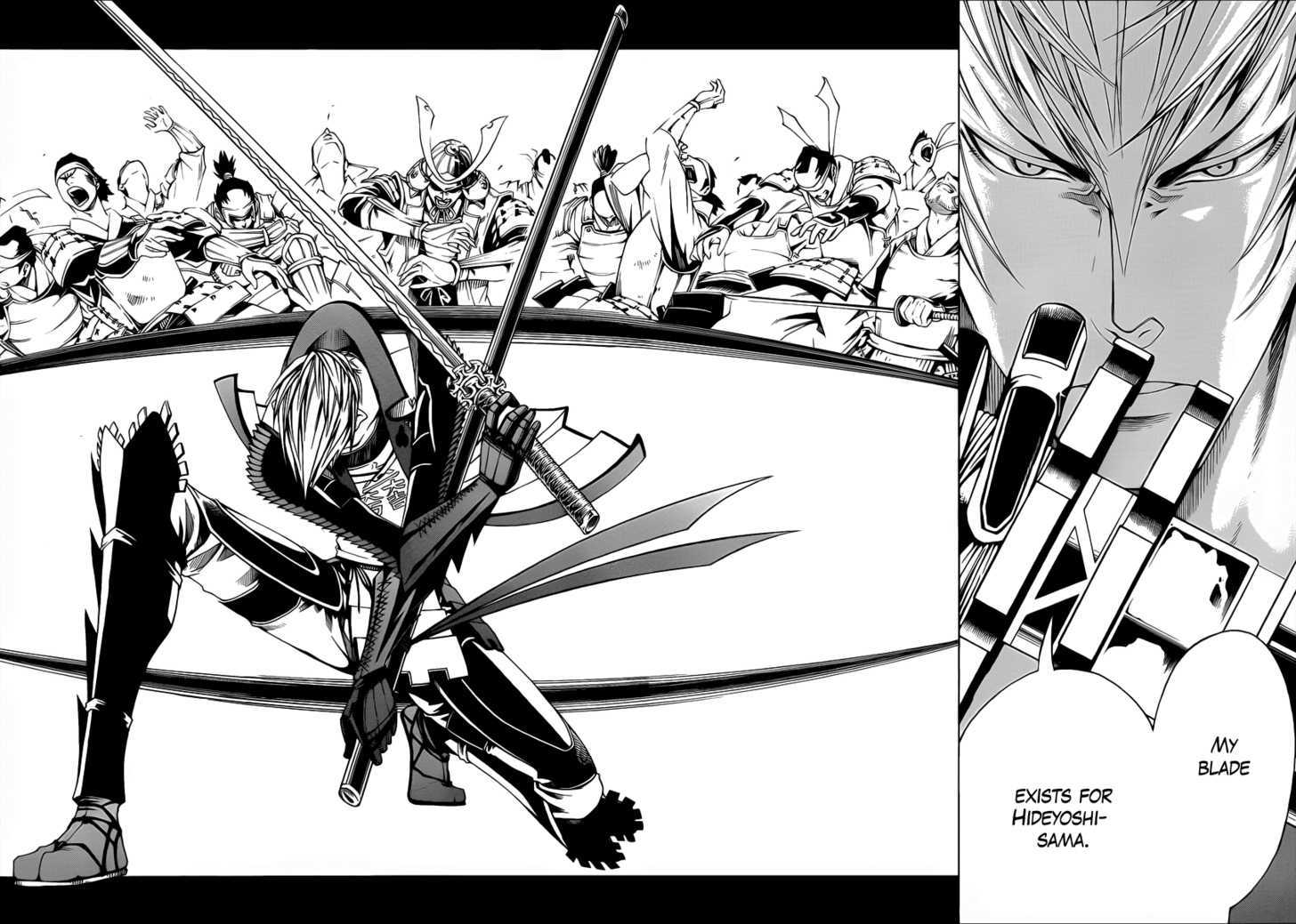 Sengoku Basara 3 - Roar of Dragon Chapter 3 page 38 - Chapter 3 : The Azure Claw, The Black Blade