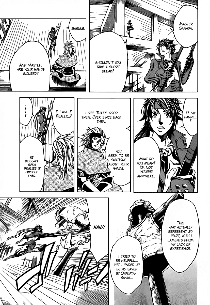 Sengoku Basara 3 - Roar of Dragon Chapter 4.2 page 13 - Chapter 4 v2 : The Azure Lightning, The Crimson Flame