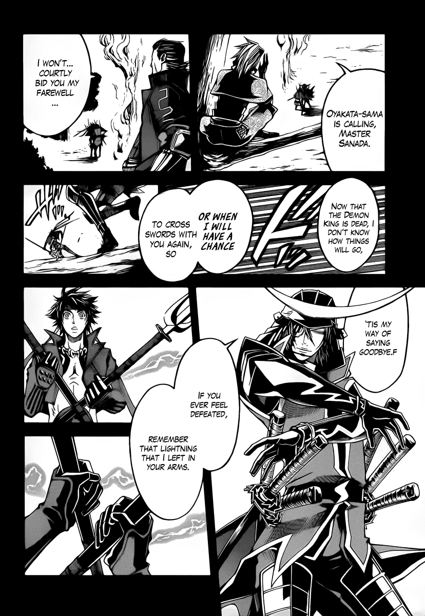 Sengoku Basara 3 - Roar of Dragon Chapter 4.2 page 34 - Chapter 4 v2 : The Azure Lightning, The Crimson Flame